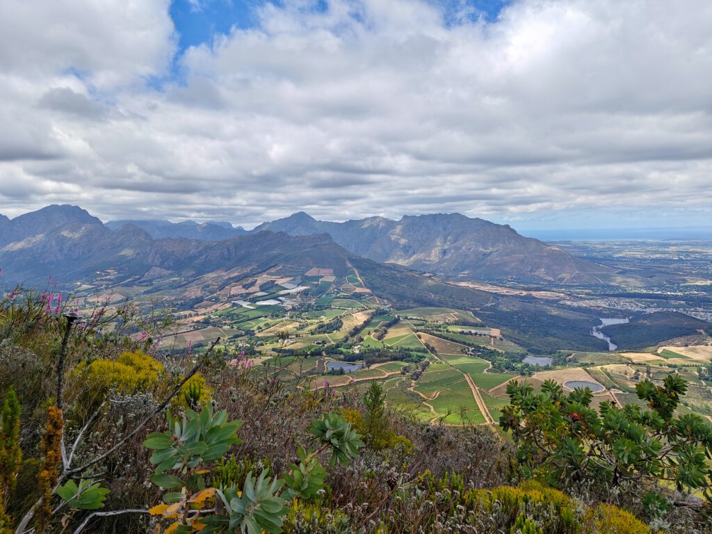 Simonsberg Stellenbosch View Vineyards Zuid-Afrika